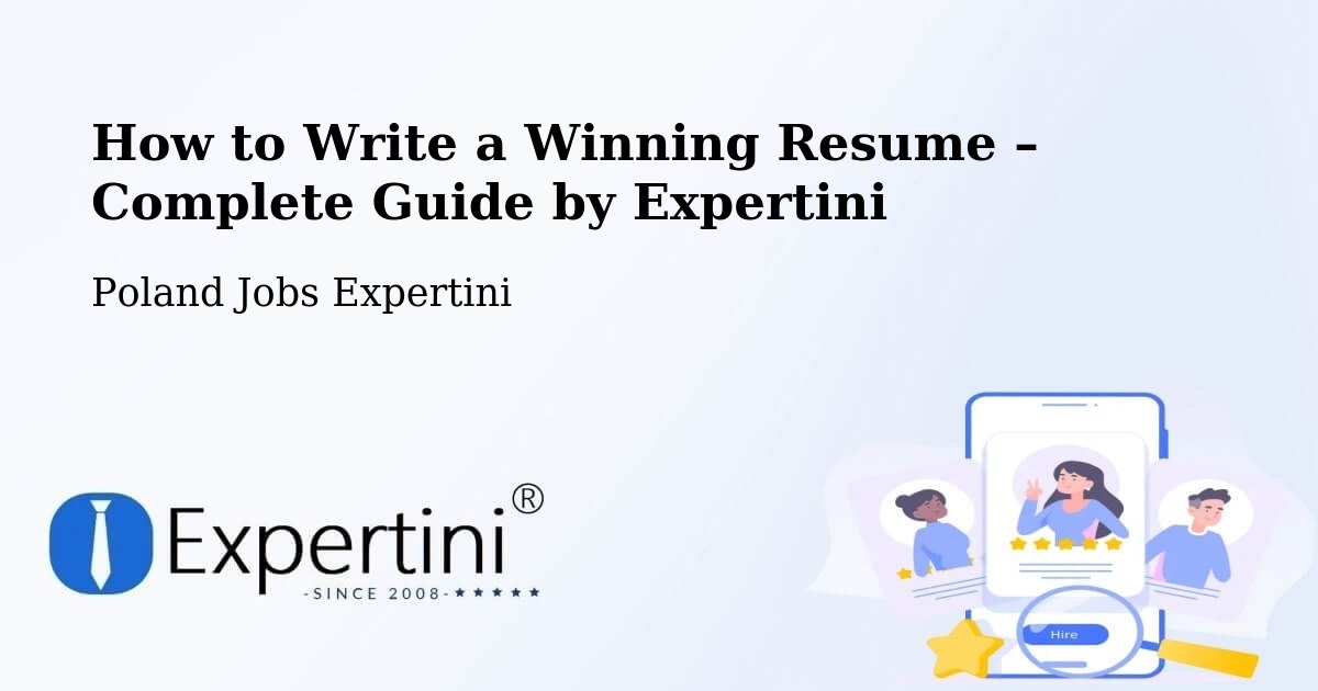 Resume Writing Guide for Job Seekers – Bodzentyn - Bodzentyn, Poland Jobs Expertini